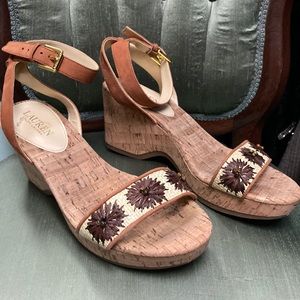 Lauren Ralph Lauren cork shoes